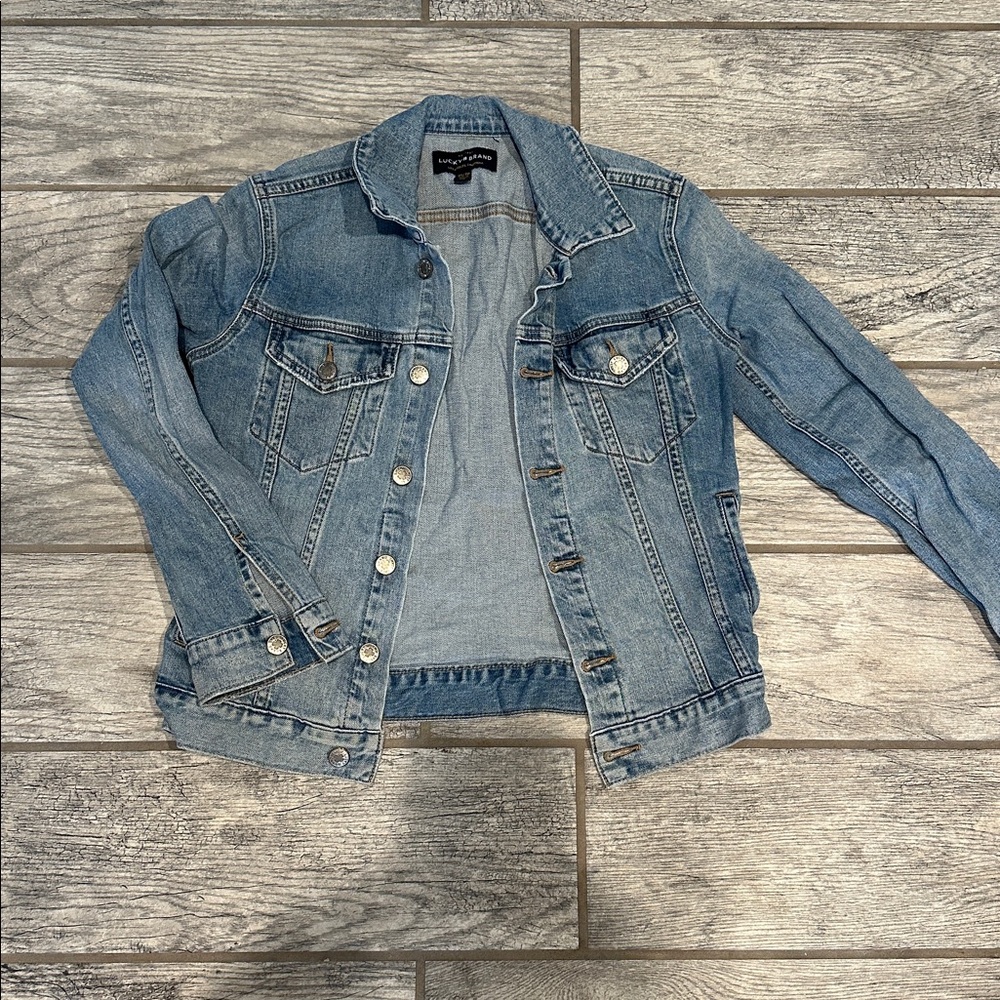 Lucky Brand Light Blue Denim Jacket